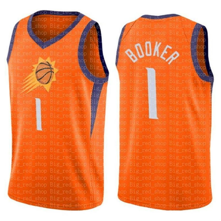 NBA_ High Devin 1 Booker Jersey Chris 3 Paul Jerseys Steve 13 Nash Retro  Mesh Basketball S-XXL Orange Black Purple White Embroidery 2323232323 