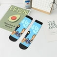 thumbnail image 6 of Lsque Bluey Printed Crew Socks, Moisture-Wicking Socks, Athletic Socks for Men Breathable Cushion Socks Casual Sport Socks for Running Traveling, 6 of 6