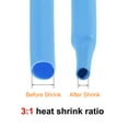 thumbnail image 4 of Heat Shrink Tubing 1/4"(6mm) Dia 10mm Flat Width 2:1 rate Shrinkable Tube Cable Sleeve 7m - Blue, 4 of 5