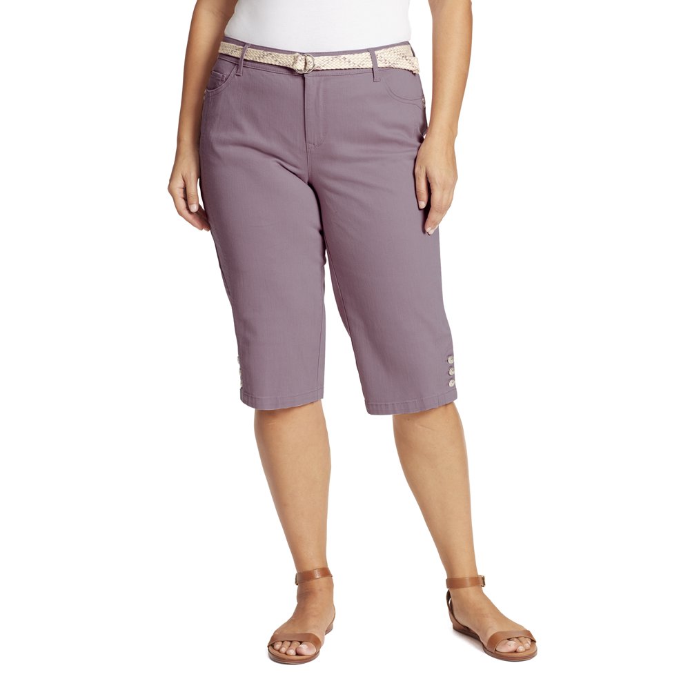 Gloria Vanderbilt Gloria Vanderbilt Women's Plus Size Mila Belted