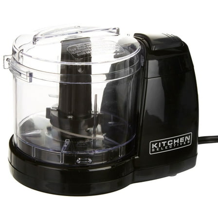 Kitchen Selectives Mini Chopper, Black, 1.5 Cups, Model: MC-6BL