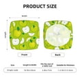 thumbnail image 5 of Disketp Green Apple for Square Chair Cushion Covers for Hotel, Bedroom, Office,Machine Washable-Four Pieces, 5 of 7