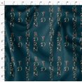 thumbnail image 4 of Soimoi Blue polyester Crepe Fabric Inspiration Quote Text Fabric Prints By Yard 52 Inch Wide, 4 of 5