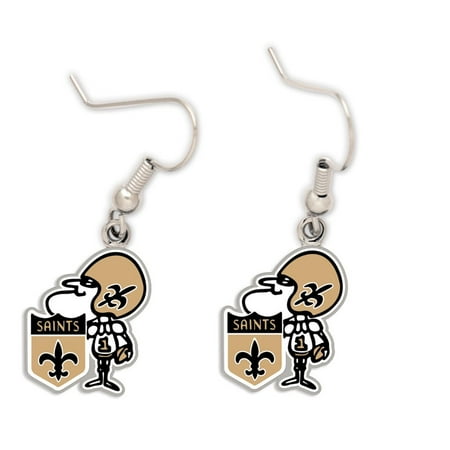 New Orleans Saints Official Nfl 1 Inch Earrings By Wincraft New Orleans Saints Official Nfl 1 Inch Earrings By Wincraft
