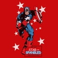 thumbnail image 2 of Boys Marvel Captain America Be My Star-Spangled Valentine T Shirt, 2 of 5