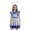 White, variant on Kids Girls Alien Astronaut Costume Shiny Metallic A-Line Dress with Hair Hoop Halloween Outfits Fancy Pretend Play Court Style Performance Wear