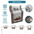 thumbnail image 7 of Table Runners 72 Inches Long Dress Scarves, Merry Christmas Farmhouse Kitchen/Dining Table Runner, Coffee Tablerunners, Xmas Tree Truck Balls Gifts Grey Wood 13x72 Inch, 7 of 7