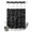 Black, White, Silver, variant on No Hook Shower Curtain, Mathematics Tools Sketch Shower Curtains for Bathroom with See Through Top Window, White Modern Abstract Icons Waterproof & Washable Bath Curtain Stand Up Stall 36"x72"