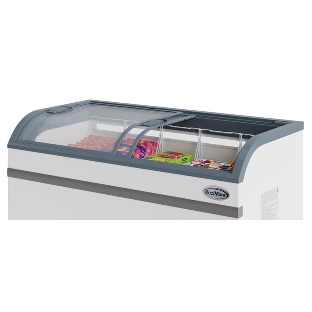Pemberly Row 58" Manual Defrost Island Chest Freezer 14 cu. ft. Capacity