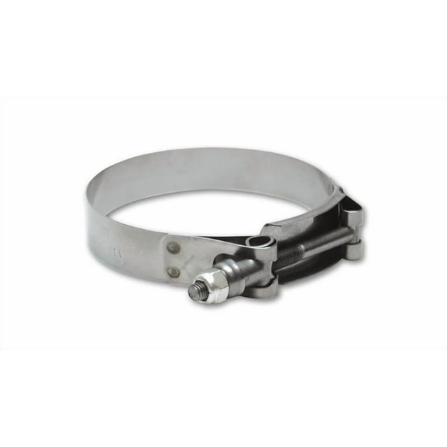 Vibrant Performance Hose Clamp 2795 Fabrication Components; 3.28 Inch to 3.60 Inch Clamping Range; T-Bolt Style; Stainless Steel; Set of 2