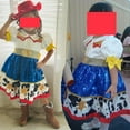 thumbnail image 5 of Little Girls Cowgirl Sequins Costume Dress Up Halloween Birthday Party Outfit with Hat, 5 of 5