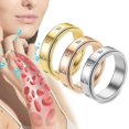 thumbnail image 2 of Re'starThermopureWhite-calciteSpinnerRing,MenlogieThermicRotatableRingNew, 2 of 5