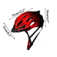 thumbnail image 2 of Bookk Bike With Built In LED Light Ventilated Cycling Cap For Men Women Outdoor Riding Headgear Adjustable Strap, 2 of 6
