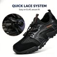 thumbnail image 6 of CHICVOMEY Comfortable Sneakers for Men Lightweight Breathable Slip-On Hiking Shoes Non-slip Wear Resistant Outdoor Sneakers Ideal for Summer Beach and Camping, 6 of 8