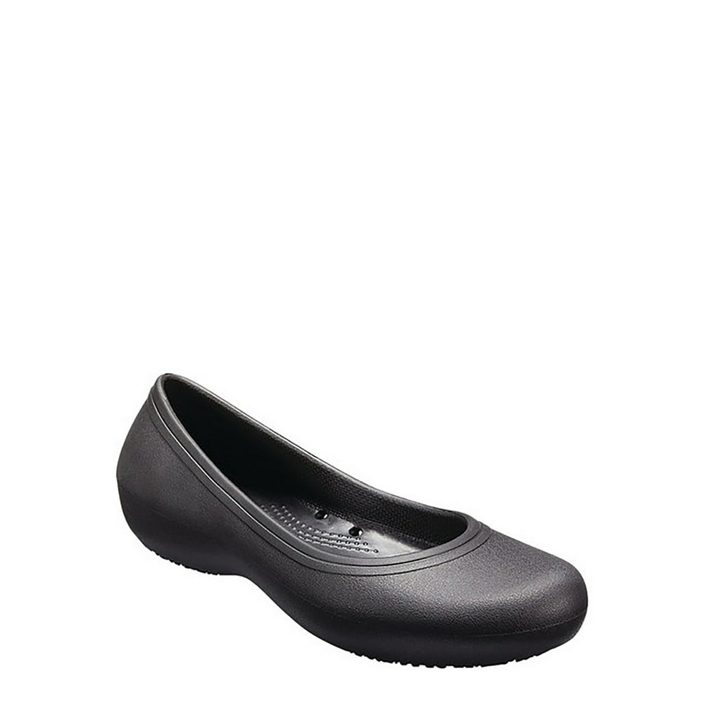 Crocs at Work - Crocs at Work Women's Slip Resistant Flat Work Shoes ...