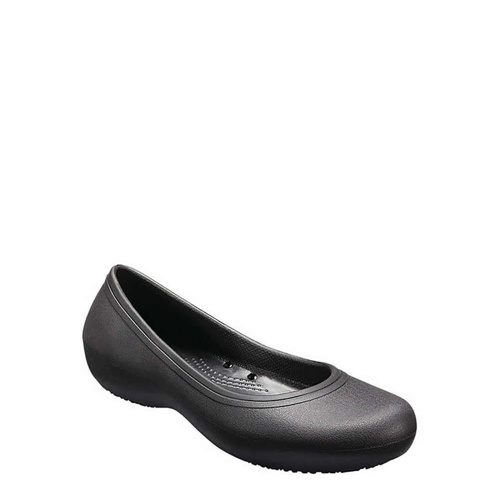 crocs women's work flats