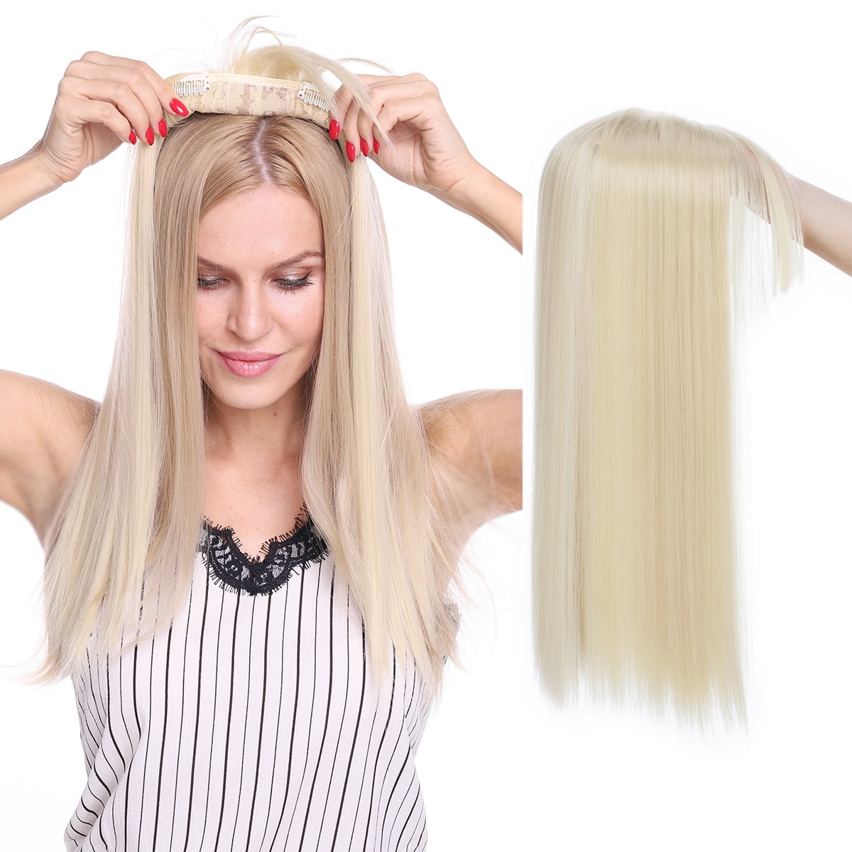 Snoilite Hair Extension Long Straight Hair Extension Synthetic One