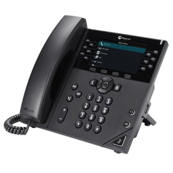 Pre-Owned Polycom VVX 450 Business IP Phone w/ 12 Line Operation & Acoustic Clarity Technology
