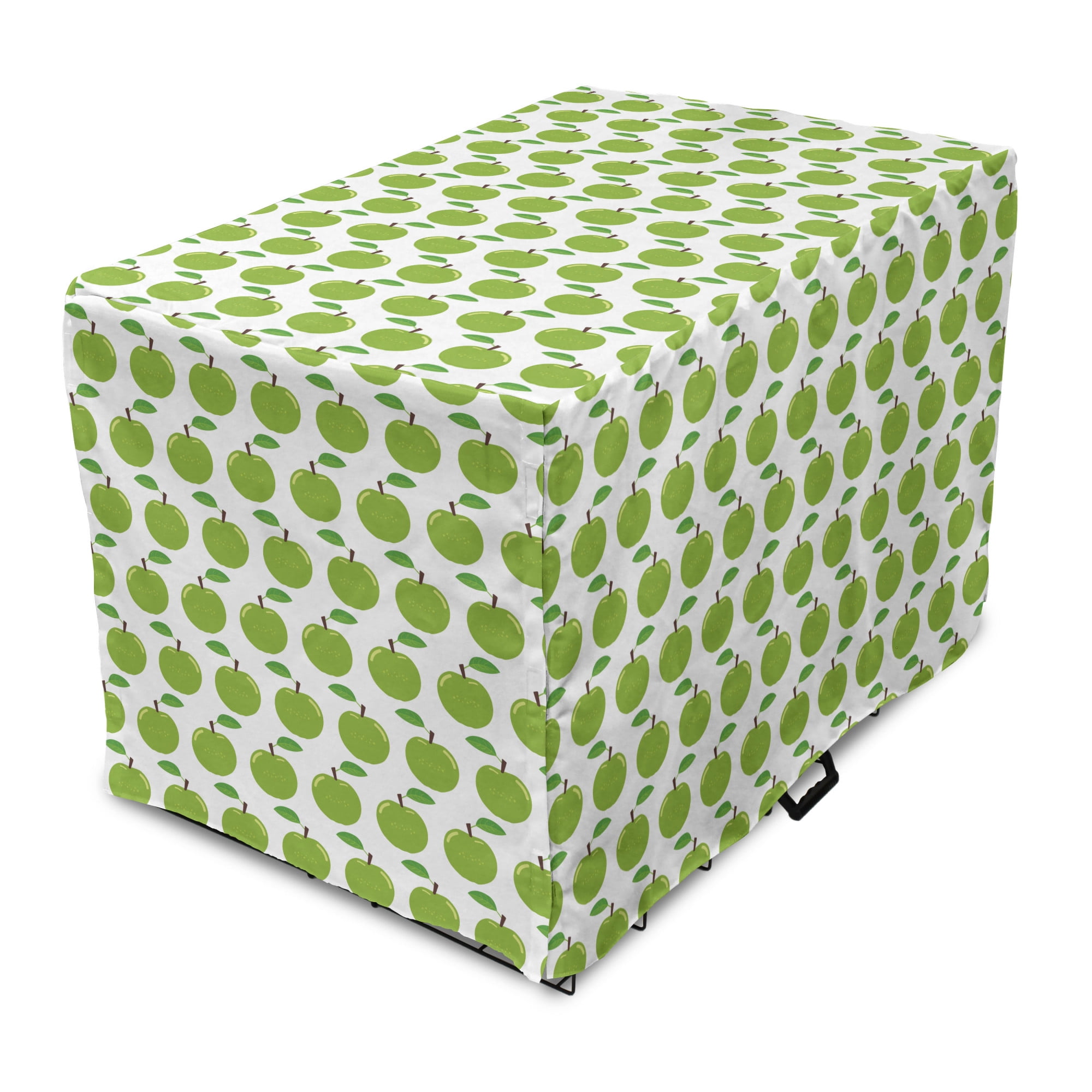 Fruits Dog Crate Cover, Pattern of Repetitive Juicy Fruit Healthy