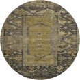thumbnail image 2 of Addison Rugs Mayfield Premium Machine Washable Traditional Global Brown Round Rug, 8' x 8', 2 of 6