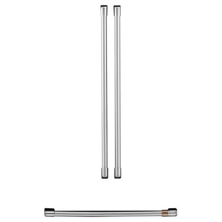 Handle Kit for Most Café Refrigerators - Brushed stainless steel