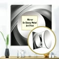 thumbnail image 3 of Designart "Quick Silver Velocity" Bicycle Square Mirror Wall Decor Modern - Large Silver Square Bathroom Mirror - Square Printed Wall Mirror Art, 3 of 5