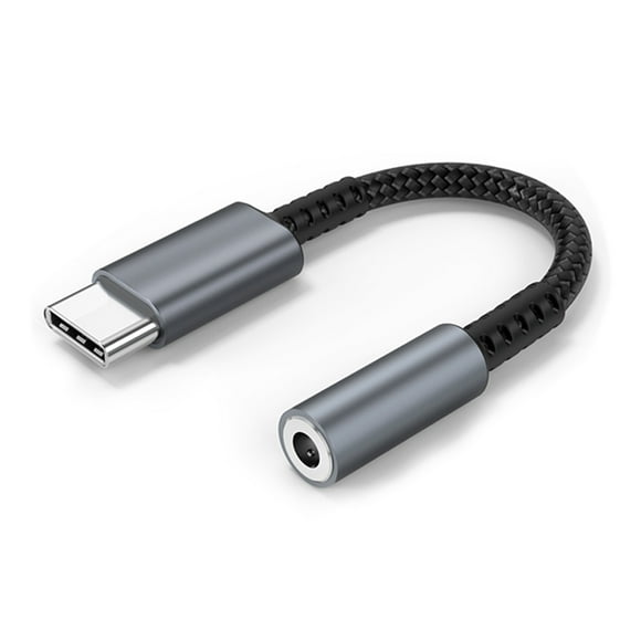 USB C to 3.5mm Audio Adapter, USB Type C to 3.5mm Female Headphone Jack Adapter, USB C Headphone Adapter Aux Adapter HiFi DAC Cable Cord for Samsung Galaxy, iPad Pro, MacBook