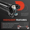 thumbnail image 4 of A-Premium Rear Complete Drive Shaft Prop Shaft Driveshaft Assembly Compatible with Jeep KJ Series Liberty 2002, RWD, Automatic Transmission, Replace# 52111559AB, 52111559AC, 4 of 8