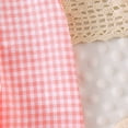 thumbnail image 6 of mgoYE Toddler Girl Button Shirt Tie Knot Shirt Plaid Blouse Sleeveless Ruffled Tops Kids Baby Summer Clothes Size 18-24 Months Pink, 6 of 9