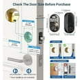 thumbnail image 5 of Veise Keyless Entry Door Lock, Electronic Keypad Deadbolt, Auto Lock, Easy Install, Oil Rubbed Bronze, 5 of 9