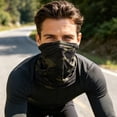 thumbnail image 4 of Neck Gaiter Face Mask Bandana for Dust Wind Sun Protection for Men Women Black One Size, 4 of 4