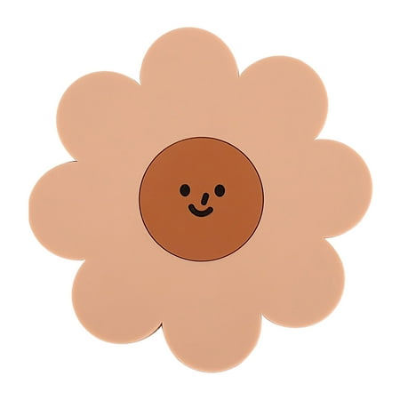 

Anti Scalding Heat Insulation Soft Silicone Drink Coaster Sunflower Shape Bowl