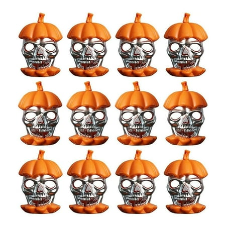 

ADVEN LED Pumpkin Lanterns Night Lights Skeleton Candle Lights for Halloween Decorations