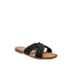 thumbnail image 2 of Sandalia Mujer Kipon Casual Flat negro 23, 2 of 6