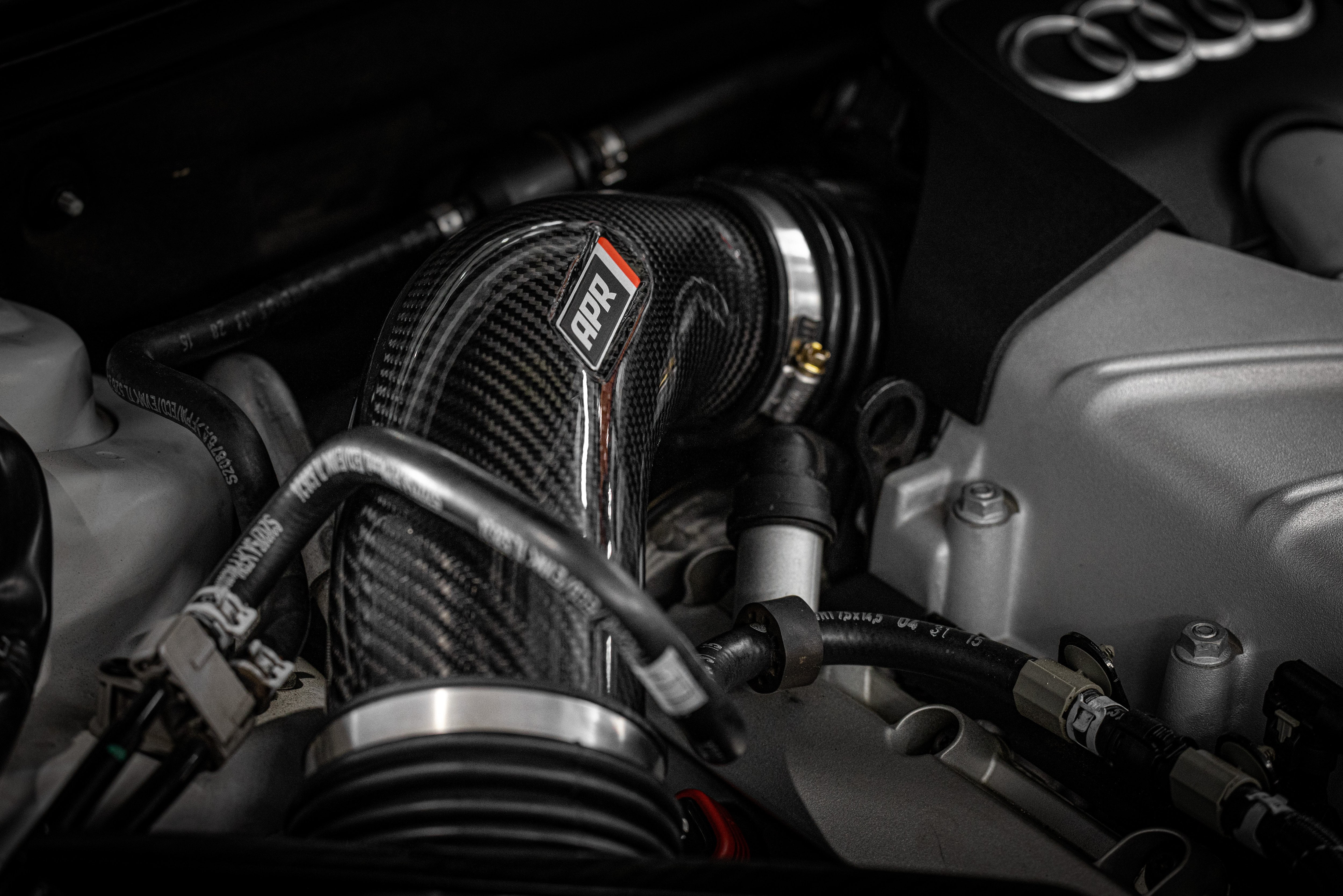 APR CI100037-A Carbon Fiber Intake Throttle Inlet Pipe - B8 3.0T
