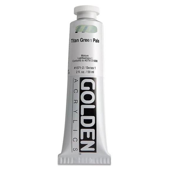 Golden Heavy Body Artist Acrylics - Titan Green Pale, 2 oz
