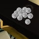 thumbnail image 3 of Dados poliédricos con letras inglesas únicas, resistentes al desgaste, 10 piezas para juegos de dados Blanco, 3 of 8