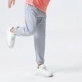 thumbnail image 5 of Hotiary Toddler Baby Sweatpants Boys Girls Ice Silk Thin Sun Protection Quick Dry Trousers Kids Teen Running Athletic Workout Bug Pants for 4-14 Years, 5 of 8