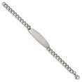 thumbnail image 4 of Stainless Steel Bracelet ID Curb Men's 13 mm 8.75 in Chisel Polished Chain 8.25, 4 of 5