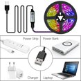 thumbnail image 2 of Tira de luces LED USB Bluetooth RGB SMD 5V luces LED Flexible 1-30M lámpara cinta cinta RGB TV pantalla de escritorio retroiluminación cinta de diodo-20M Kuyhfg Bienvenido a Kuyhfg, 2 of 2