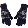 thumbnail image 1 of Guantes de invierno con pantalla táctil para mujer y niña, guantes de punto suaves y cálidos, 1 of 5