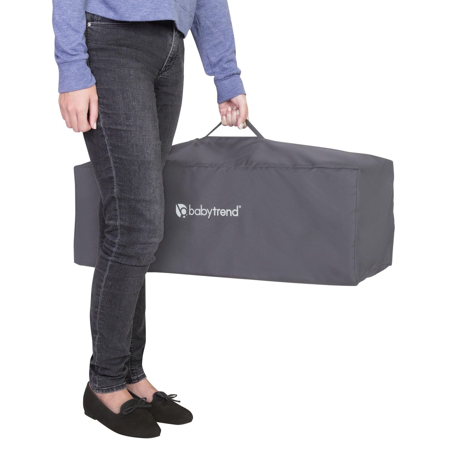 Baby Trend Nursery Den Playard with Rocking Snooze Pod & Flip Over Changer - Use from Birth up to 30 lbs. or 35"