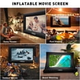 thumbnail image 2 of Pantalla de proyector inflable LVAOSTT de 16 pies con ventilador, 2 of 9