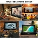 thumbnail image 2 of Pantalla de proyector inflable LVAOSTT de 16 pies con ventilador, 2 of 9