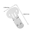 thumbnail image 2 of OUNONA 30 Pieces Flat Stainless Steel Shoe Clips for Crafting, Lightweight Metal Shoe Accessories and Repair Supplies, 2 of 8