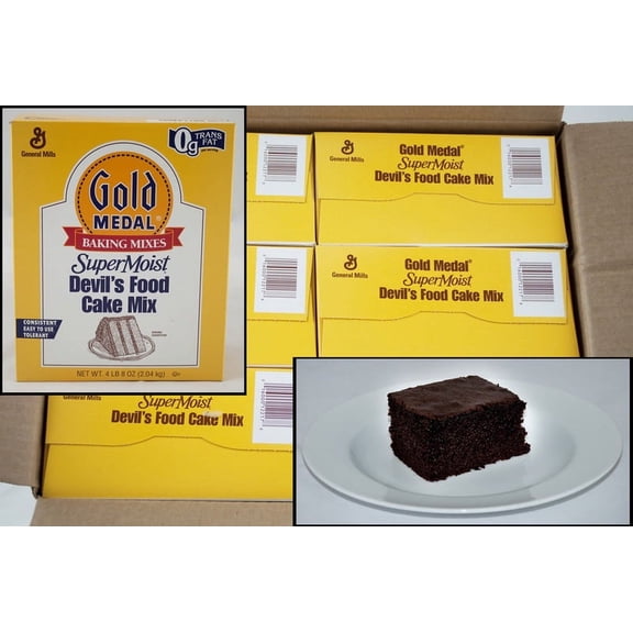 (Price/Case)Gold Medal Baking Mixes Supermoist Devil'S Food Cake Mix 4.5 Pounds Per Box - 6 Per Case