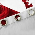 thumbnail image 4 of Feelyou Romantic Red Rose Black Out Curtains, Anniversary Love Heart Curtains Pack of 2 (42x63 Each), Teens Adult Couple Lover Bedroom Curtains, Window Curtains Bedroom Decor, 4 of 6