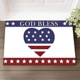 thumbnail image 4 of 16x24 Inch on July 4th Patriotic Independence Day Welcome Doormat Memorial Day Outdoor Doormats Decorative Welcome Mat Front Door Mat Indoor Entrance Spring Decor for Indoor or Outdoor Use, 4 of 5