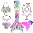 thumbnail image 2 of Conjunto de traje de baño para niños - morado, 2 of 3