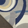 thumbnail image 5 of Nourison Grafix Mid-century Geometric Grey Area Rug, 5 of 8